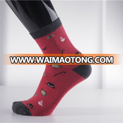 New Novelty Sock Red Color Custom Your Own Socks Women Cotton Socks