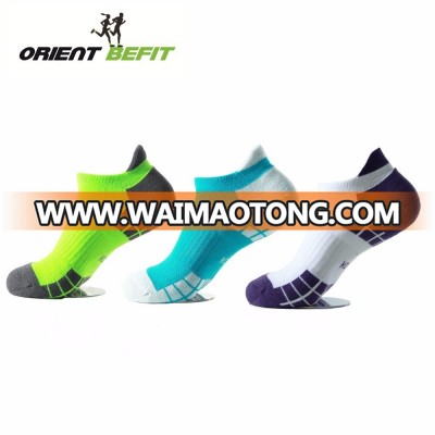 Orient Befit custom polyester/cotton mens ankle low cut running socks for sports