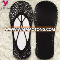 high quality sole jacquard no show socks made in China